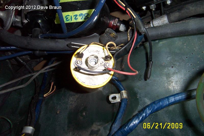 MGB1970/PreRestoration Projects/Electrical/Coil wire repair 03